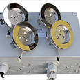 LED3 - Flush Mounted Fire & Shock Resistant Spot Lights / Down Lighting Kits Detail Page